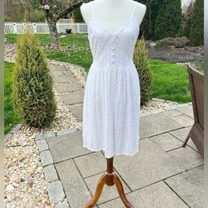 Japna eyelet white dress